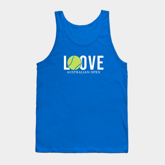 Love Australian Open Tank Top by Tebird